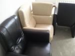 5 stuks Sky lederen eetkamer stoelen